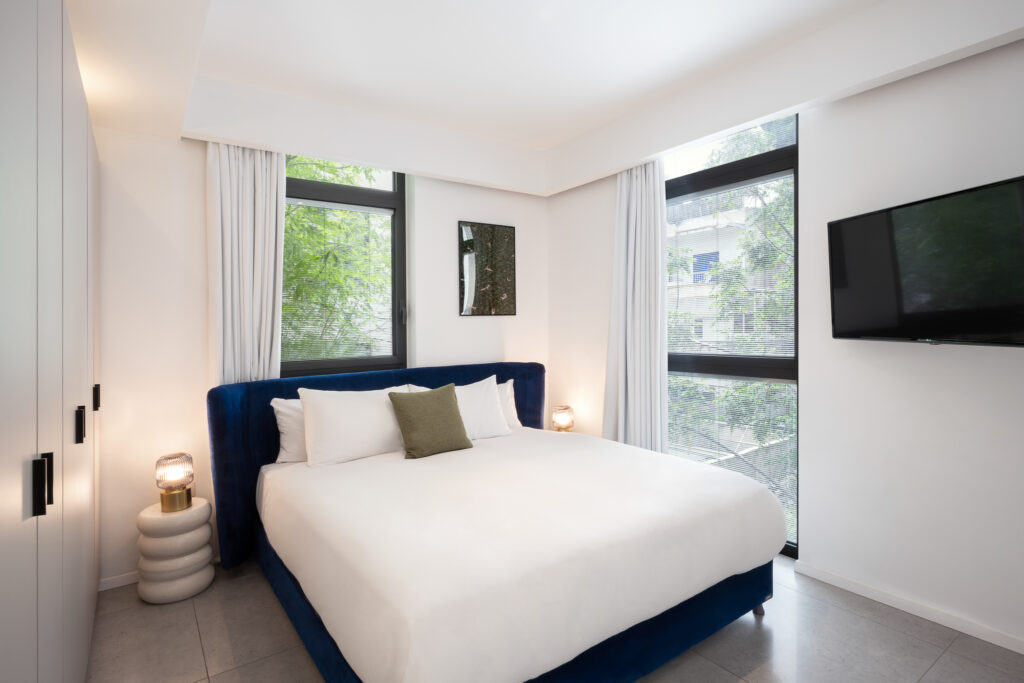 Two Bedroom Apartment With Balcony - Bedroom
